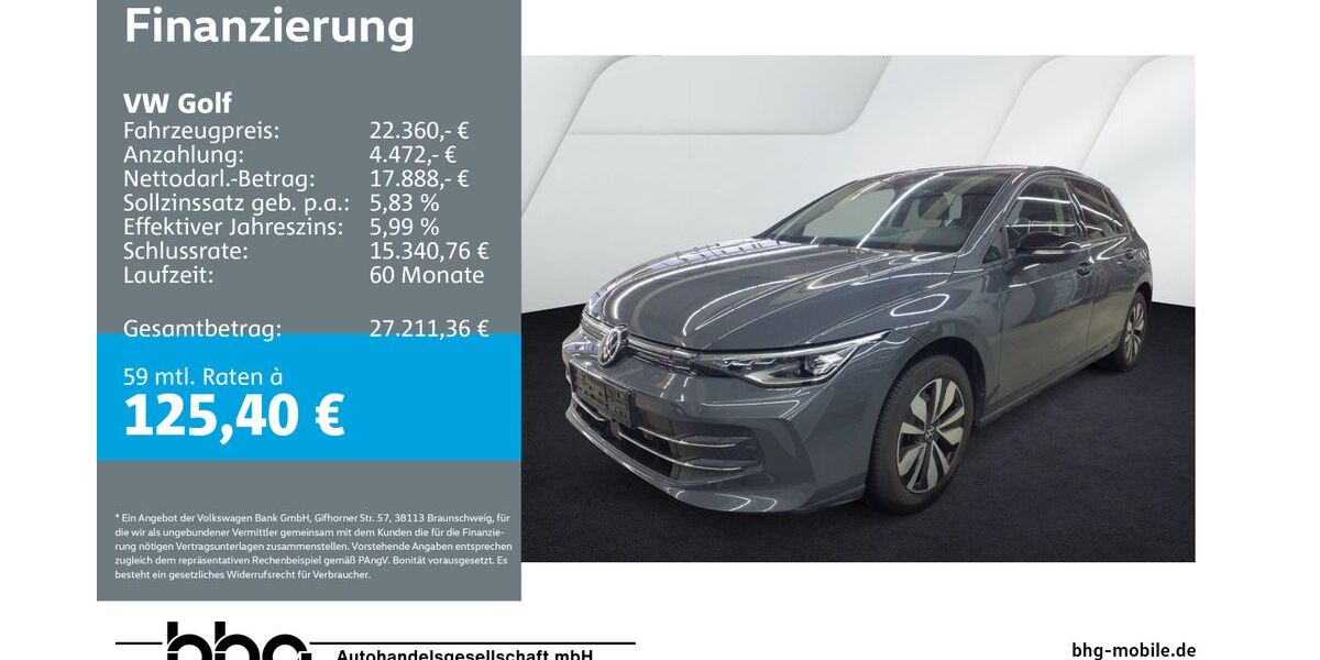 VW Golf 22.734 km 22.360 &euro; Kehl 77694