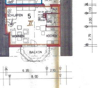 Dachgeschoßwohnung Hohberg - 1 Zimmer, 47 m&sup2;, 125.000&euro; | Angebot:27079110