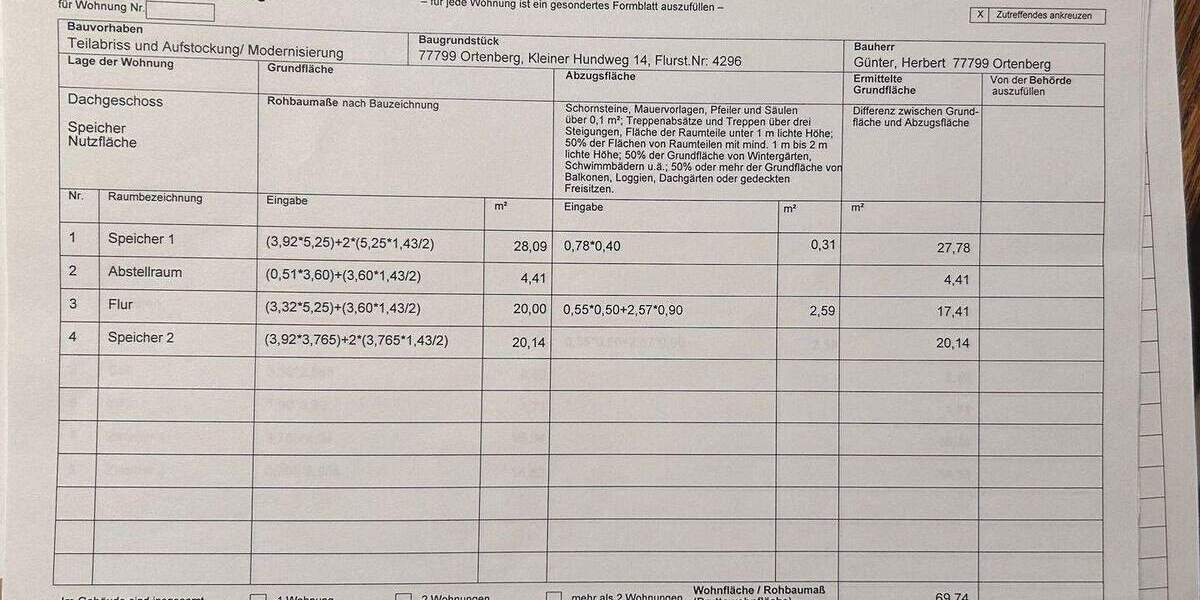 Mehrfamilienhaus, Wohnhaus Ortenberg Käfersberg - 8 Zimmer, 280 m&sup2;, 589.000&euro; | Angebot:25899754