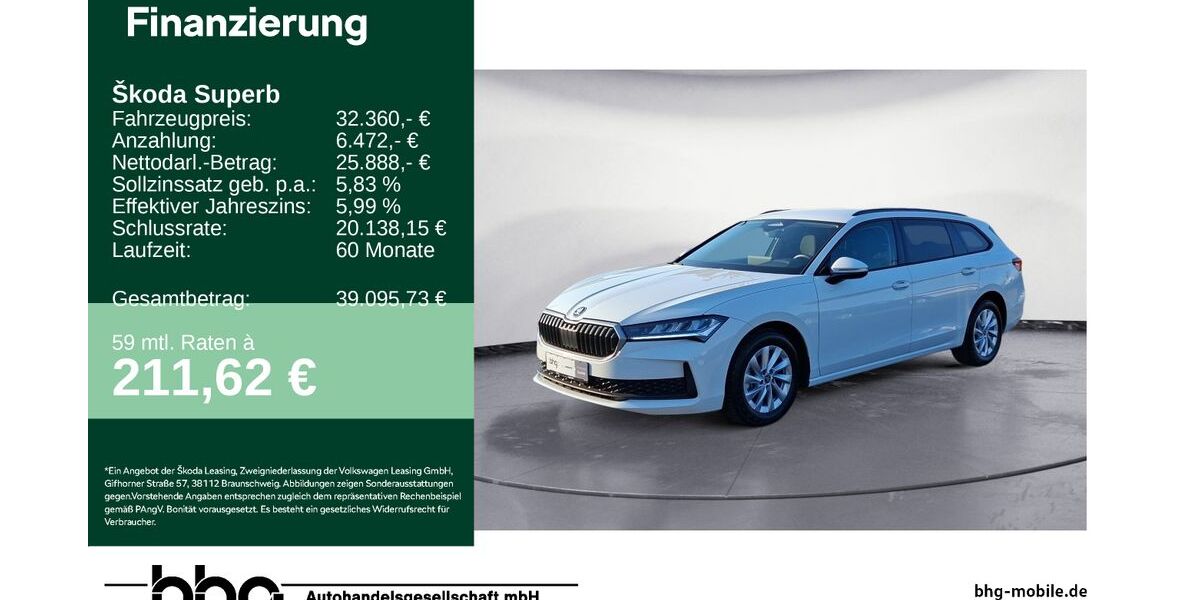 Skoda Superb 20.701 km 32.360 &euro; Kehl 77694