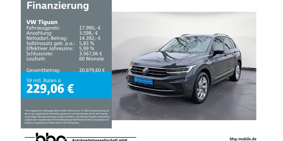 VW Tiguan 133.698 km 17.990 &euro; Bühl 77815