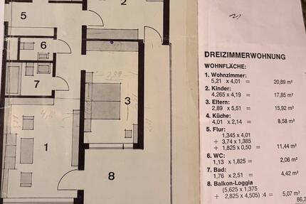 Wohnung Offenburg - 3 Zimmer, 84 m&sup2;, 265.000&euro; | Angebot:27580847