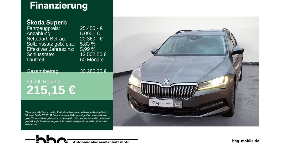 Skoda Superb 82.226 km 25.450 &euro; Kehl 77694