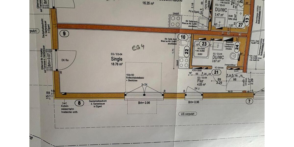 Etagenwohnung Appenweier - 1 Zimmer, 33 m&sup2;, 720&euro; | Angebot:26035419