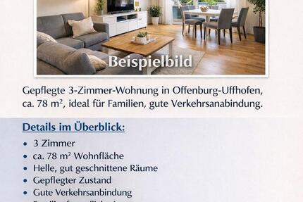 Wohnung Offenburg Rammersweier - 3 Zimmer, 78 m&sup2;, 305.000&euro; | Angebot:26187127
