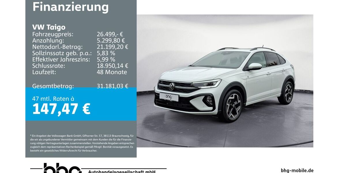 VW Taigo 1.249 km 26.499 &euro; Kehl 77694