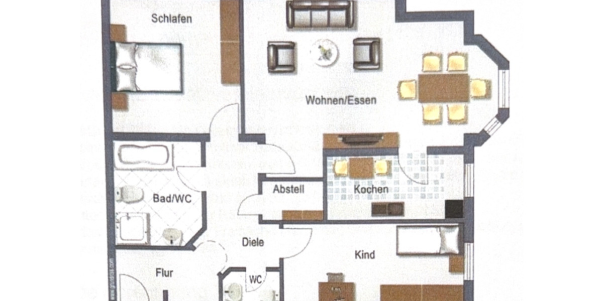 Etagenwohnung Ettenheim - 5.5 Zimmer, 92 m&sup2;, 870&euro; | Angebot:25568077