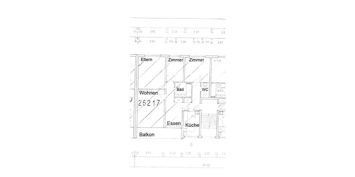 Etagenwohnung Offenburg Südoststadt - 4 Zimmer, 98 m&sup2;, 235.000&euro; | Angebot:25769402
