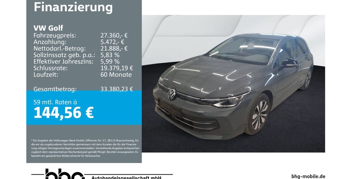 VW Golf 25.383 km 26.860 &euro; Kehl 77694