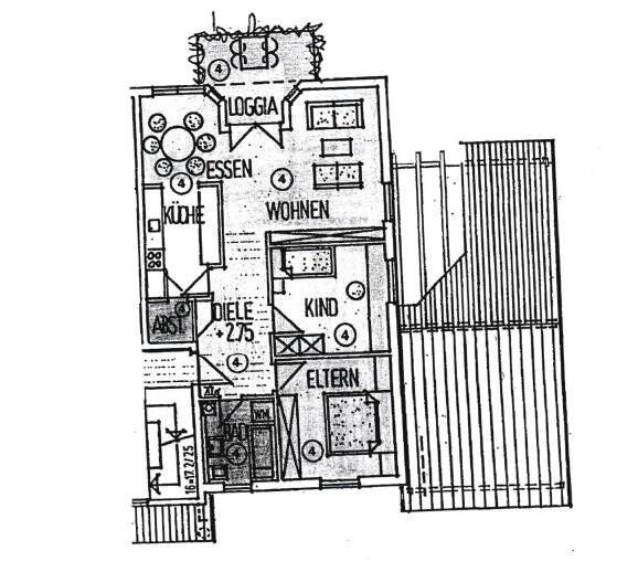 Etagenwohnung Renchen Stadtgebiet - 3 Zimmer, 70 m&sup2;, 254.900&euro; | Angebot:25664587