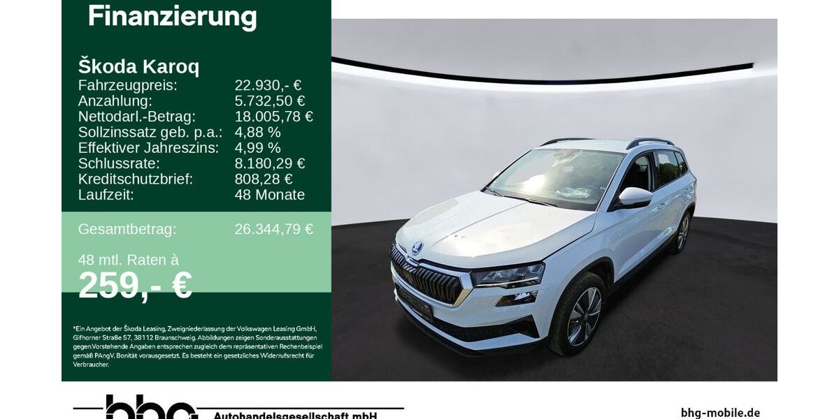 Skoda Karoq 95.173 km 21.960 &euro; Kehl 77694