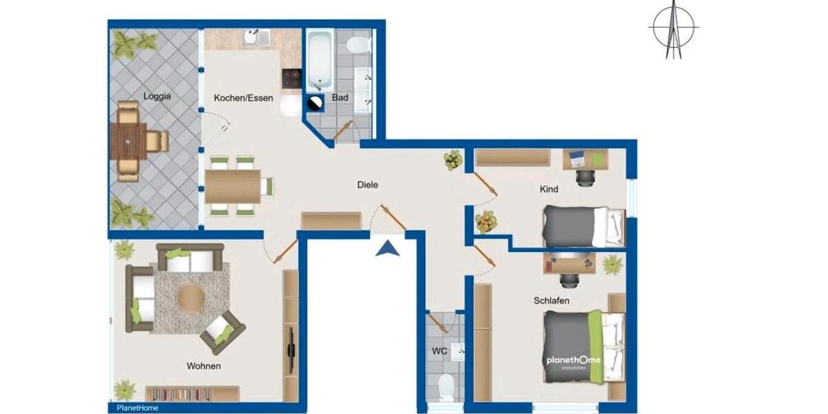 Etagenwohnung Oppenau - 3 Zimmer, 93 m&sup2;, 175.000&euro; | Angebot:23534670