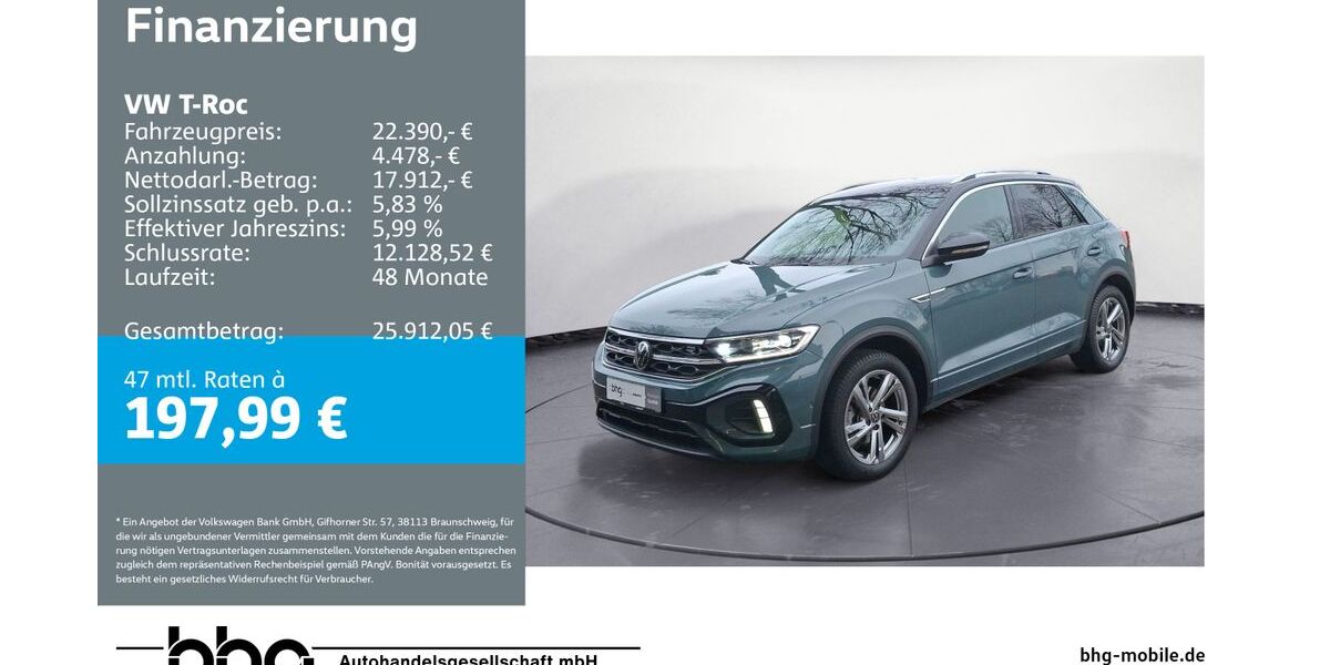 VW T-Roc 60.445 km 21.890 &euro; Bühl 77815