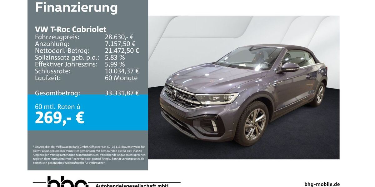 VW T-Roc 19.221 km 28.330 &euro; Kehl 77694