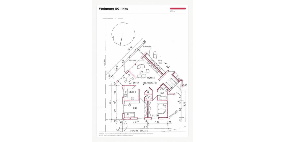 Erdgeschoßwohnung Ettenheim - 3 Zimmer, 80 m&sup2;, 814&euro; | Angebot:26690178