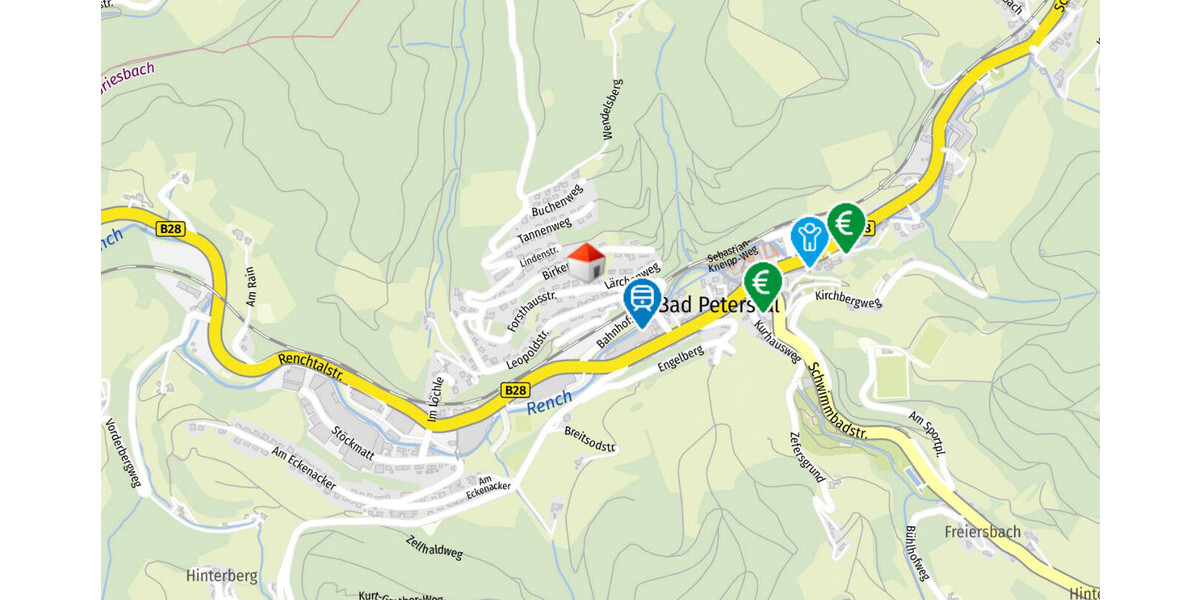 Große Wohnung mit separater Einheit - Etagenwohnung Bad Peterstal-Griesbach / Bad Peterstal Bad Peterstal | Angebot:24767264