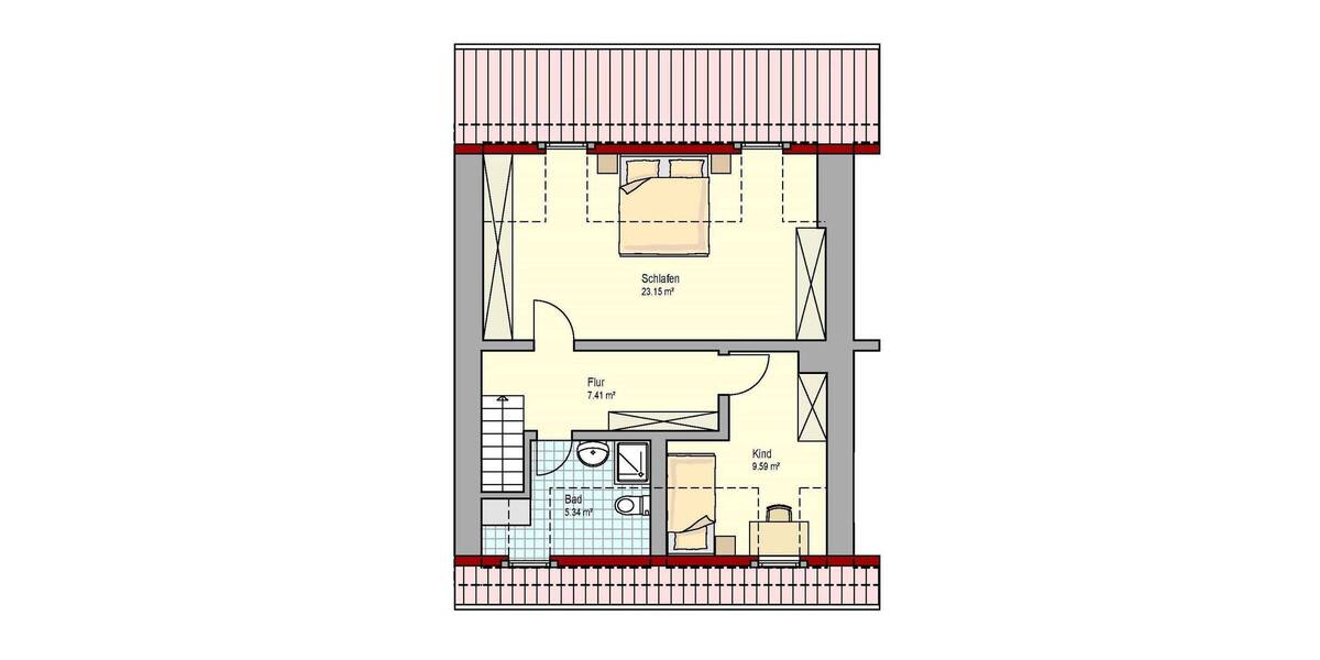 Reihenmittelhaus Lahr - 4 Zimmer, 144 m&sup2;, 270.000&euro; | Angebot:25703644