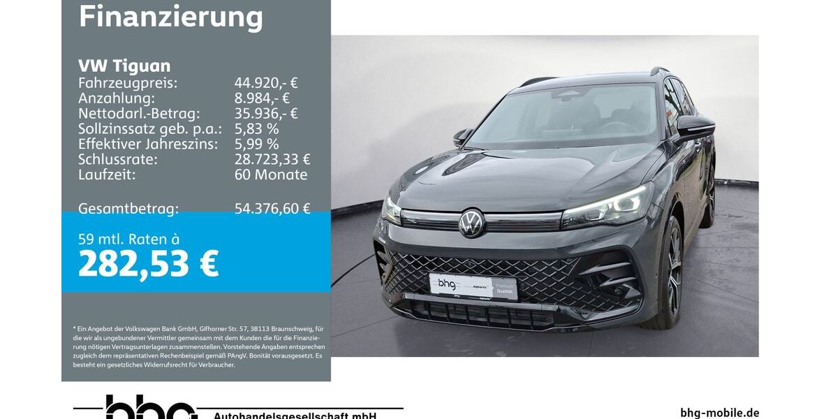 VW Tiguan 9.514 km 44.920 &euro; Kehl 77694