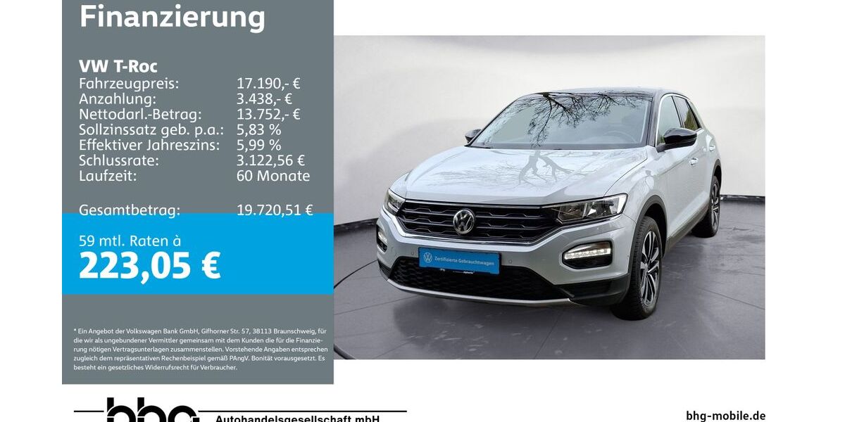 VW T-Roc 81.046 km 15.990 &euro; Bühl 77815