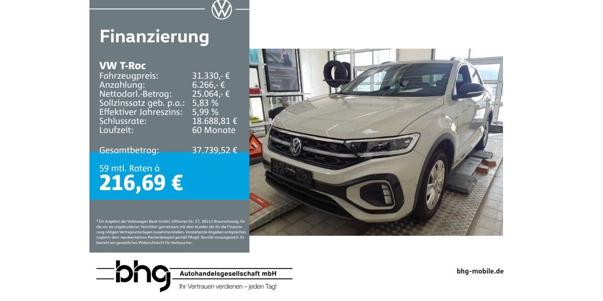 VW T-Roc 18.787 km 31.330 &euro; Bühl 77815