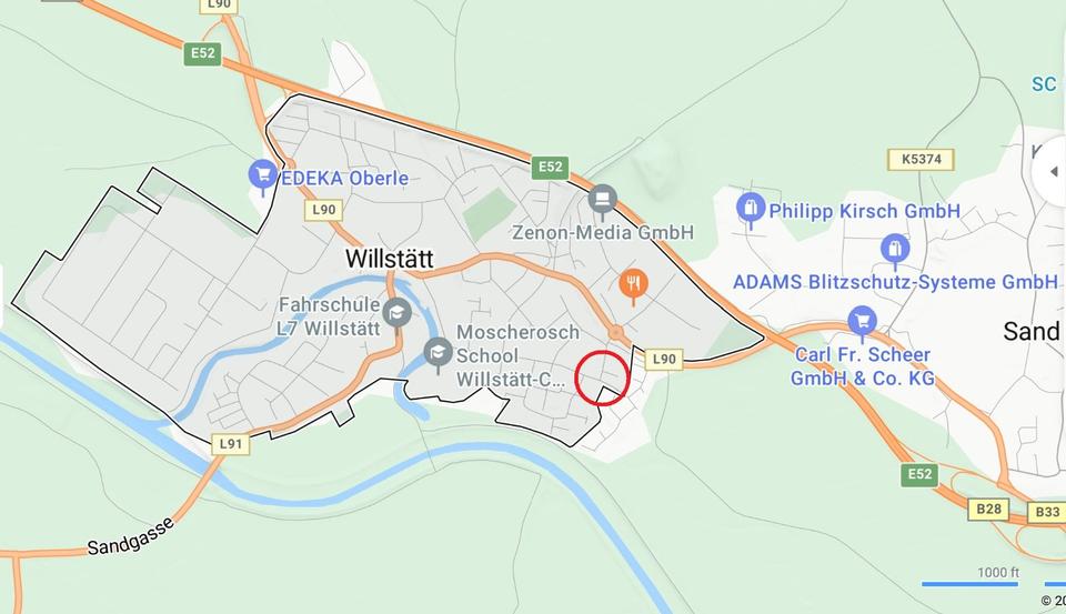 Etagenwohnung Willstätt - 2 Zimmer, 74 m&sup2;, 650&euro; | Angebot:25876523