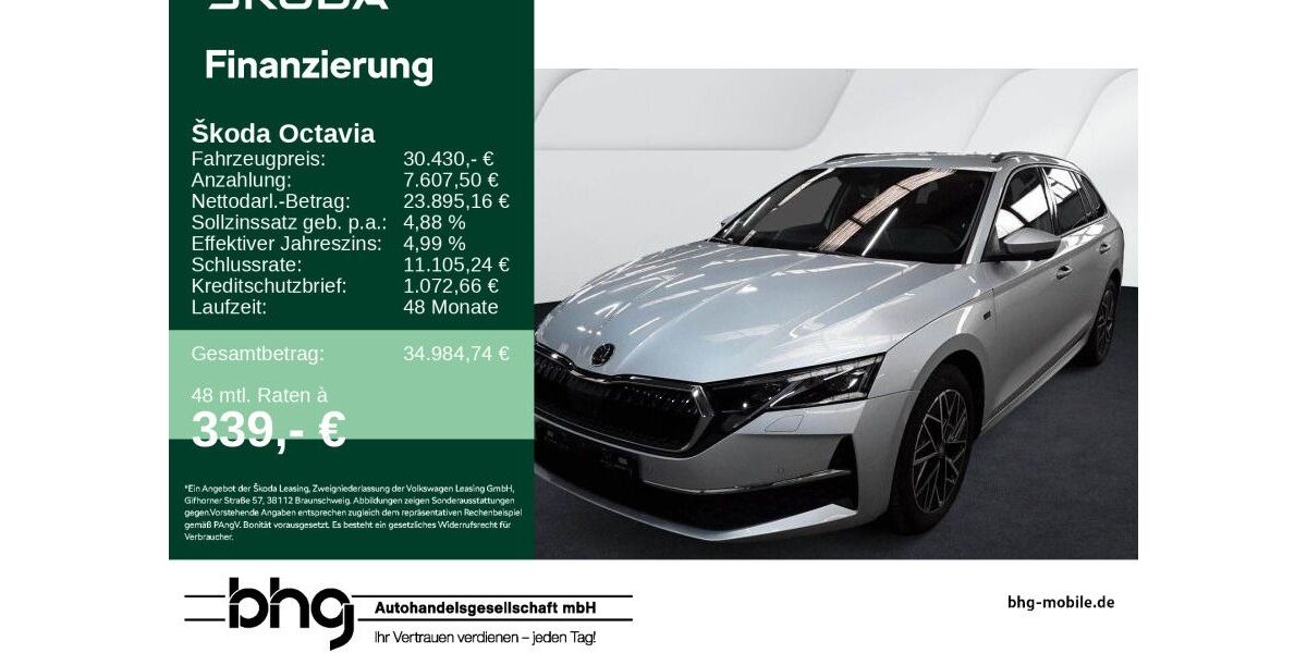 Skoda Octavia 26.268 km 30.430 &euro; Bühl 77815