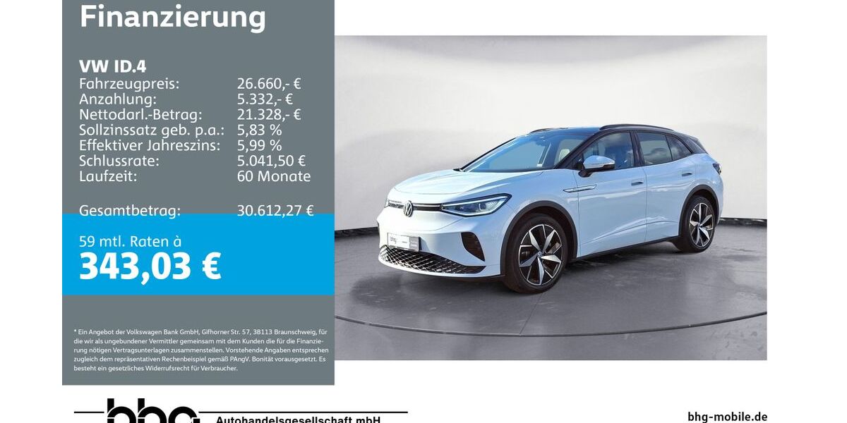 VW ID.4 81.303 km 26.660 &euro; Kehl 77694