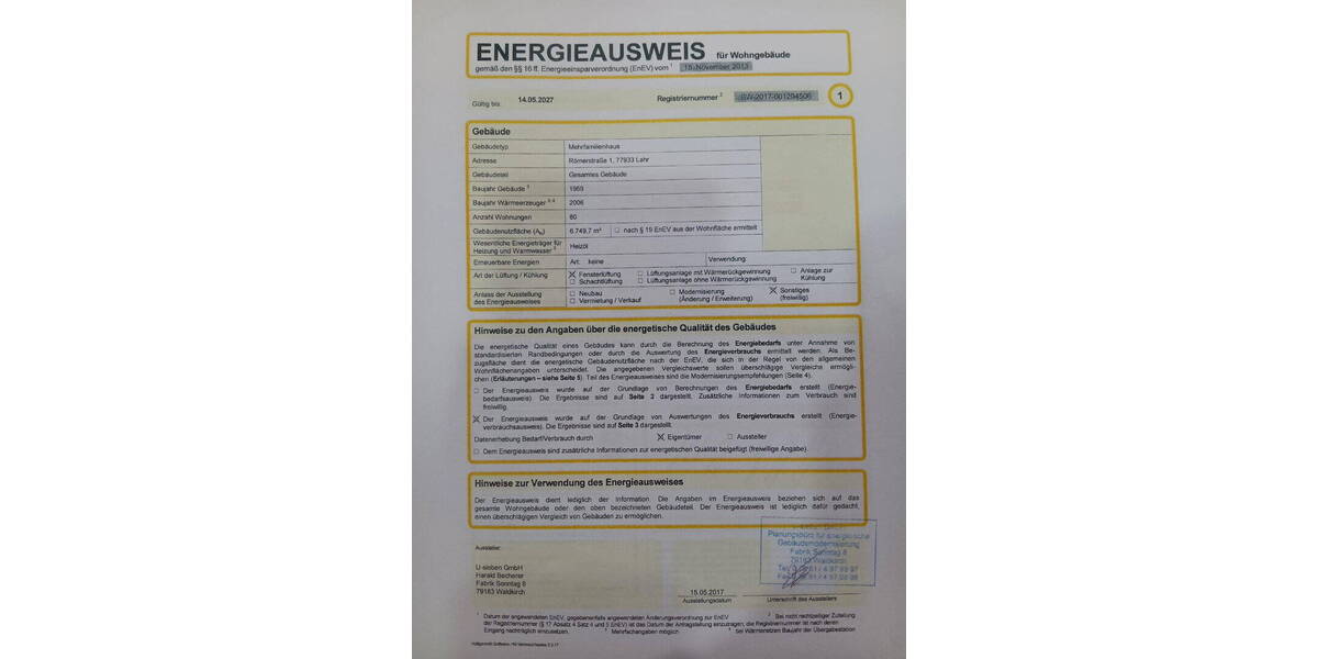 Etagenwohnung Lahr - 3 Zimmer, 94 m&sup2;, 255.000&euro; | Angebot:26181195