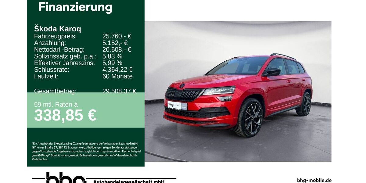 Skoda Karoq 94.841 km 25.760 &euro; Kehl 77694