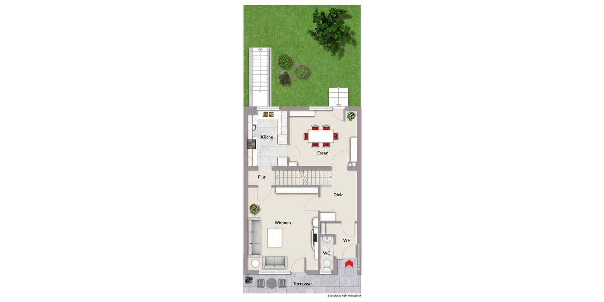 Reihenmittelhaus Offenburg Bühl - 6 Zimmer, 141 m&sup2;, 415.000&euro; | Angebot:26308843