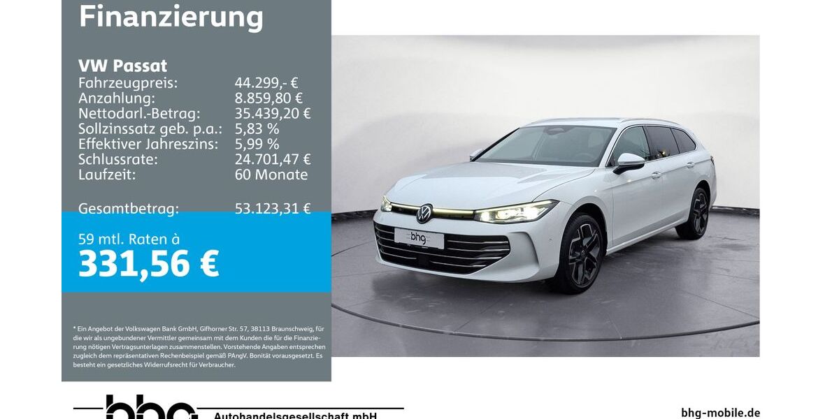 VW Passat 4.029 km 44.299 &euro; Kehl 77694