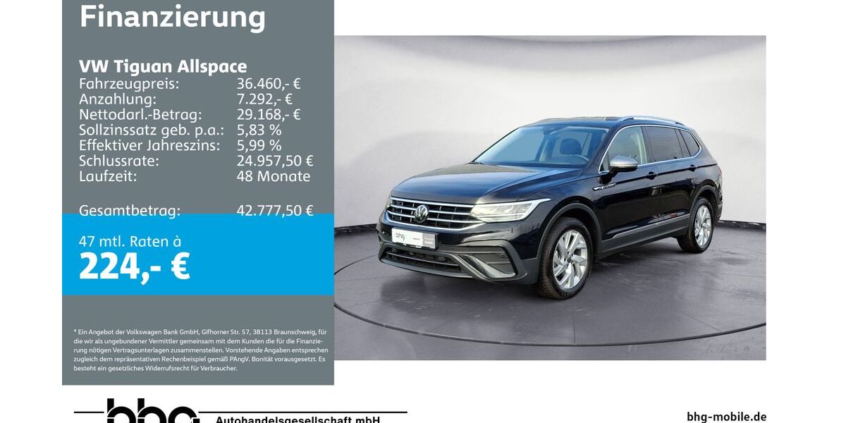 VW Tiguan Allspace 11.343 km 33.820 &euro; Kehl 77694