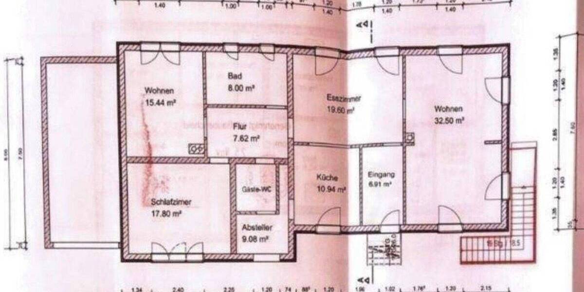 Etagenwohnung Schutterwald - 3 Zimmer, 122 m&sup2;, 355.000&euro; | Angebot:26073579