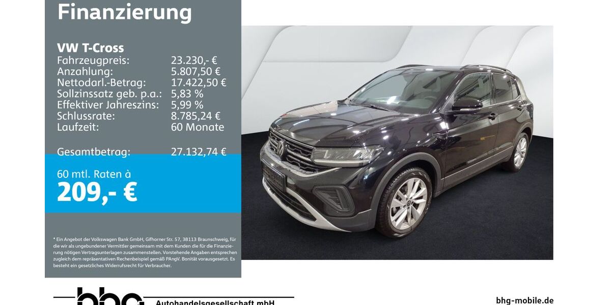 VW T-Cross 16.526 km 23.230 &euro; Kehl 77694