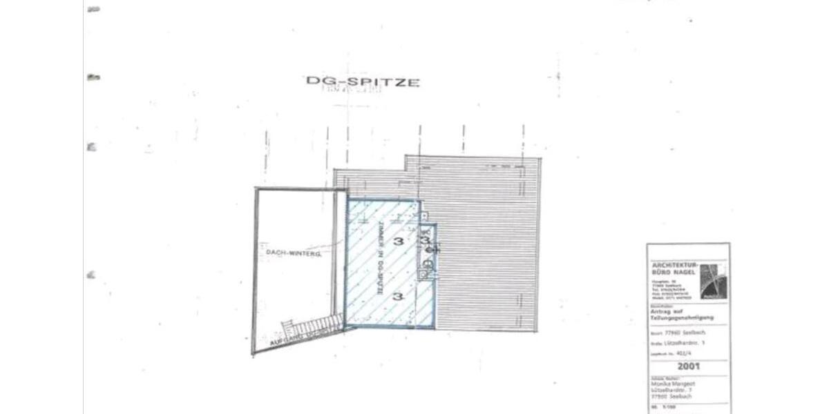 Dachgeschoßwohnung Lahr (Schwarzwald) - 3 Zimmer, 1.350&euro; | Angebot:22271427