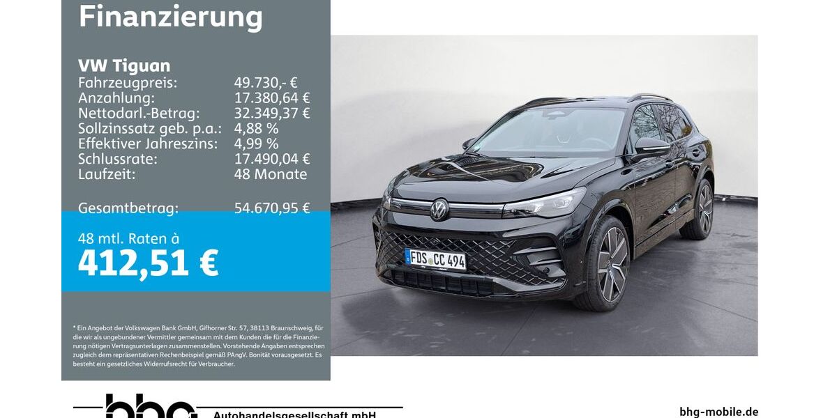 VW Tiguan 9.500 km 49.730 &euro; Bühl 77815