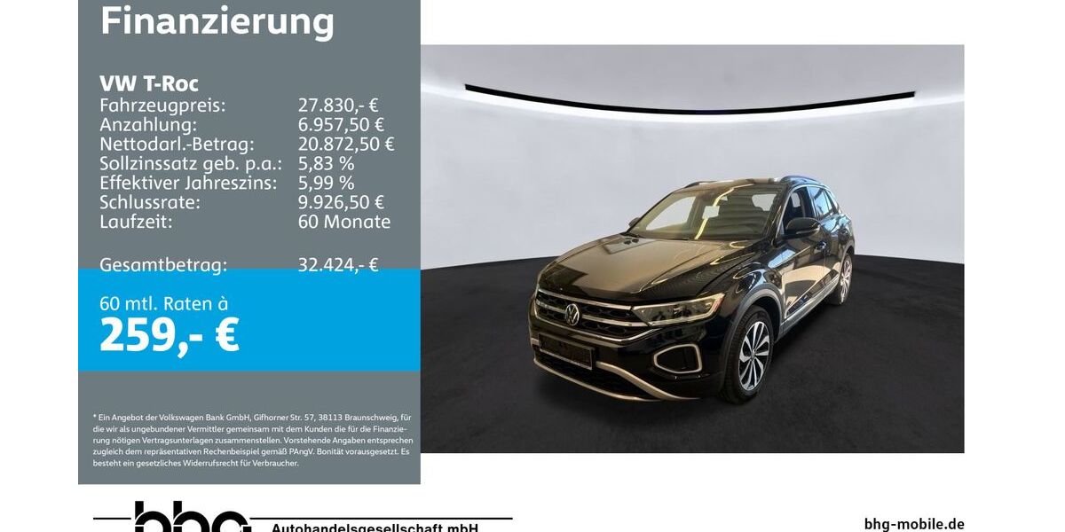 VW T-Roc 51.855 km 26.930 &euro; Kehl 77694