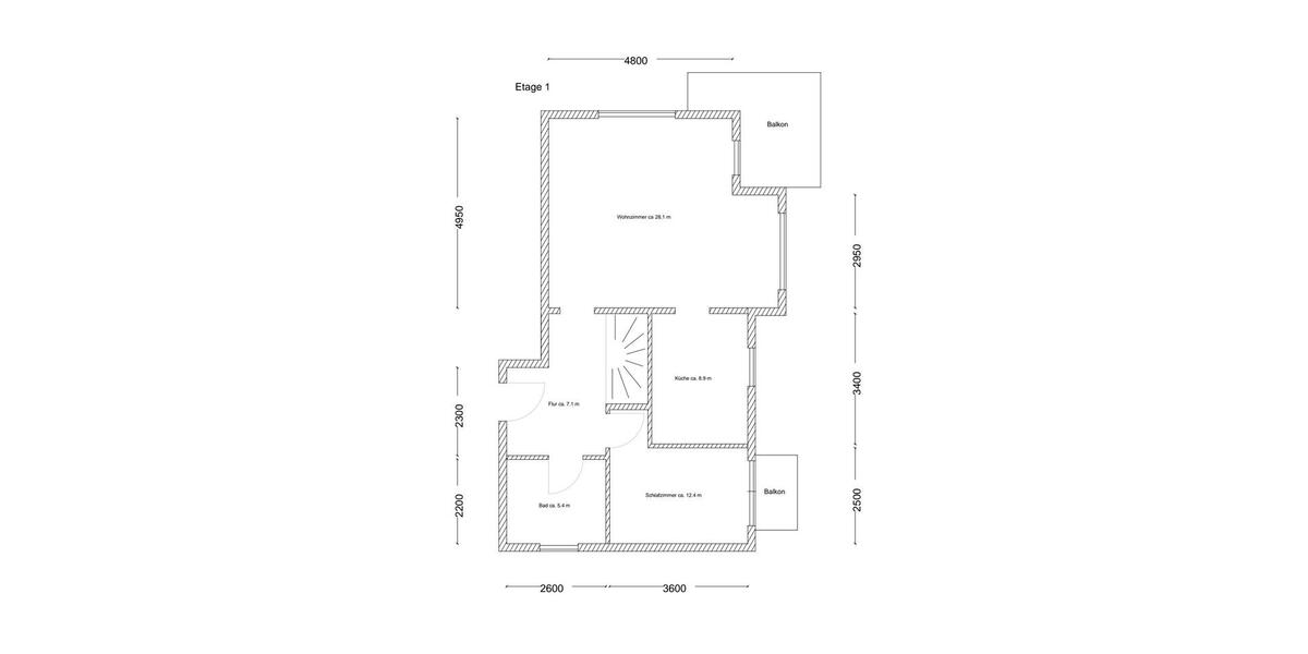 Maisonettenwohnung Mahlberg - 4 Zimmer, 104 m&sup2;, 369.000&euro; | Angebot:24828161