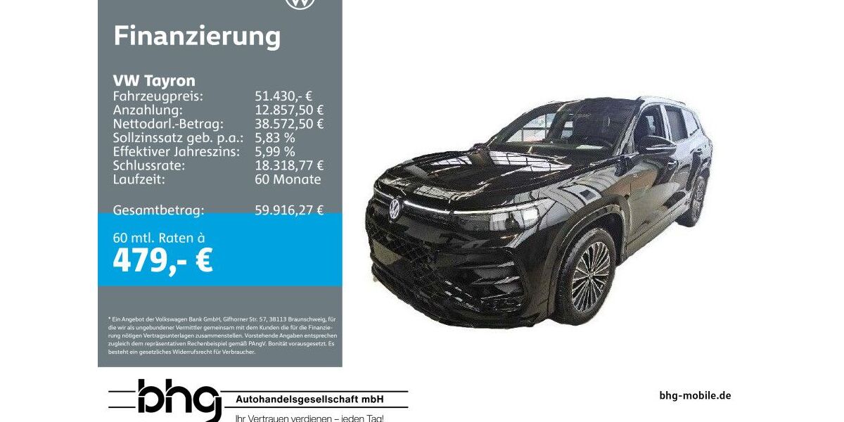 VW Tayron 26.575 km 51.430 &euro; Kehl 77694
