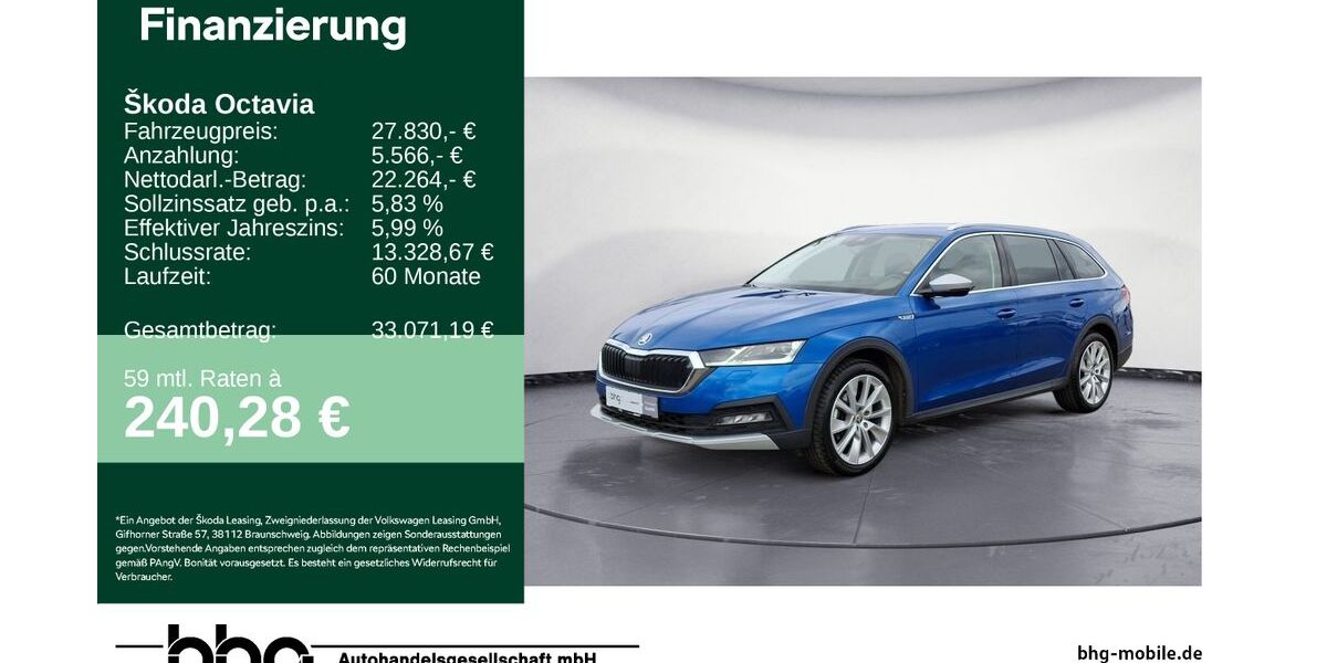 Skoda Octavia 89.984 km 27.830 &euro; Kehl 77694