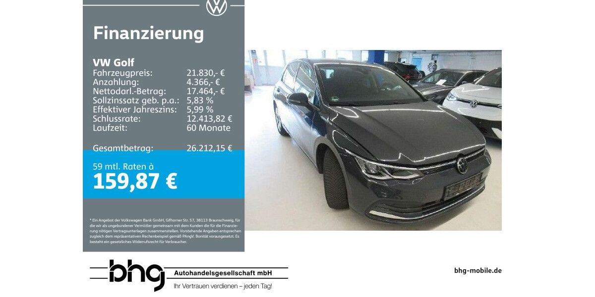 VW Golf 45.680 km 21.830 &euro; Bühl 77815