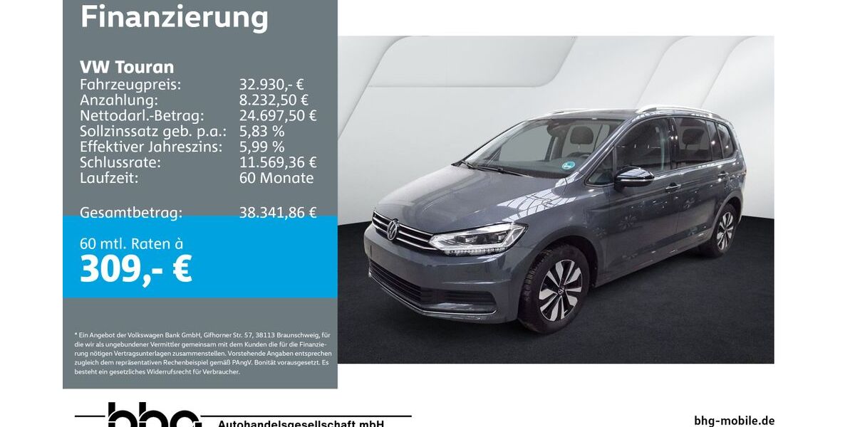 VW Touran 27.938 km 31.460 &euro; Kehl 77694