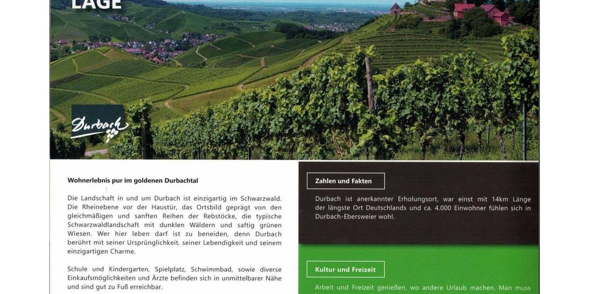 Grundstück Durbach - 495.000&euro; | Angebot:26028100