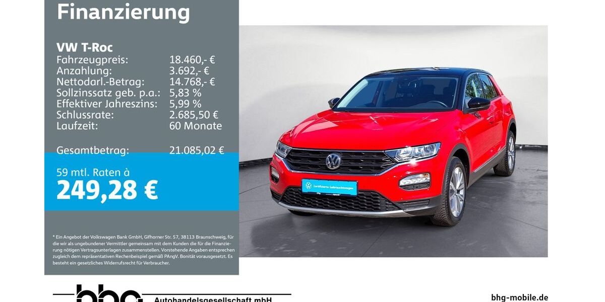 VW T-Roc 35.668 km 17.790 &euro; Bühl 77815