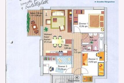 Wohnung Offenburg - 4 Zimmer, 92 m&sup2;, 320.000&euro; | Angebot:26604713