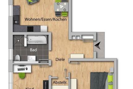 Wohnung Kehl - 3 Zimmer, 88 m&sup2;, 1.050&euro; | Angebot:24409777