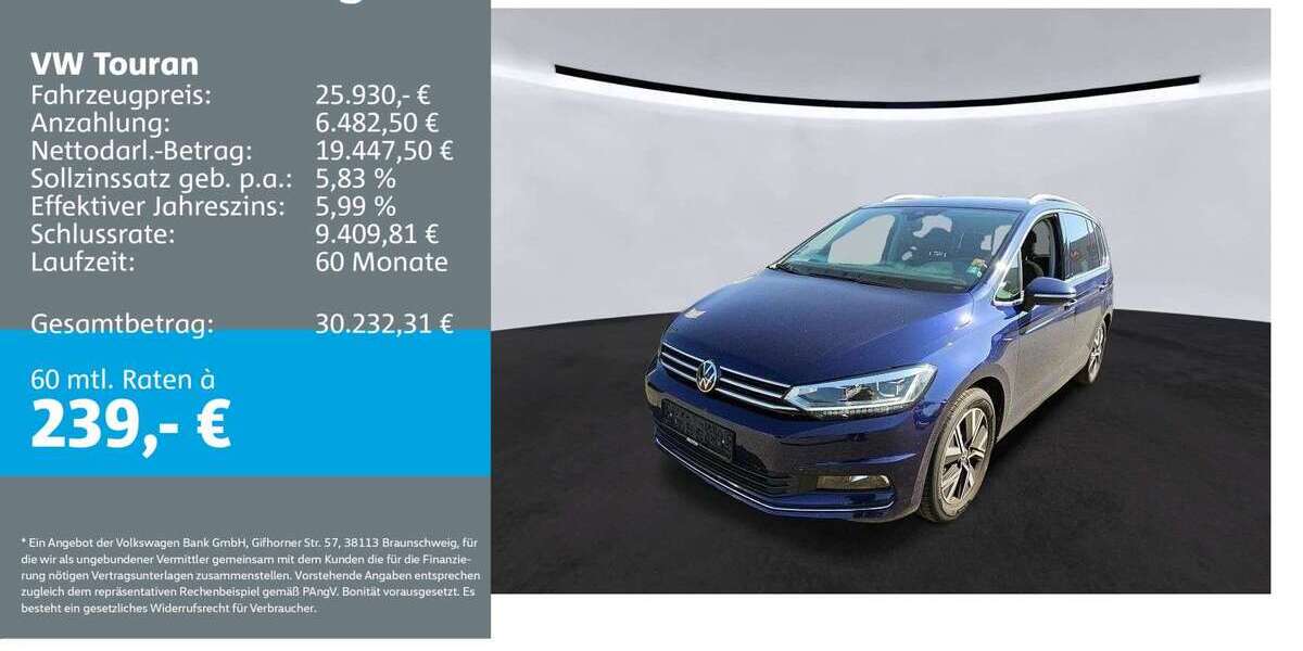 VW Touran 85.511 km 25.930 &euro; Bühl 77815