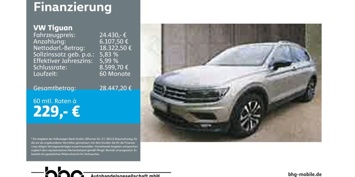 VW Tiguan 100.209 km 24.430 &euro; Bühl 77815