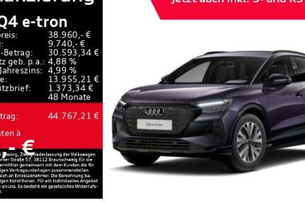 Audi Q4 e-tron 5.505 km 38.960 &euro; Kehl 77694