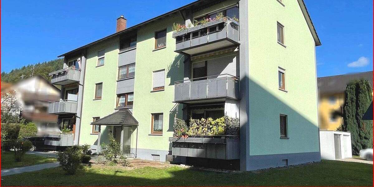 Etagenwohnung Hausach - 3 Zimmer, 74 m&sup2;, 218.000&euro; | Angebot:25703704